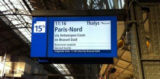 タリスでブリュッセルへ