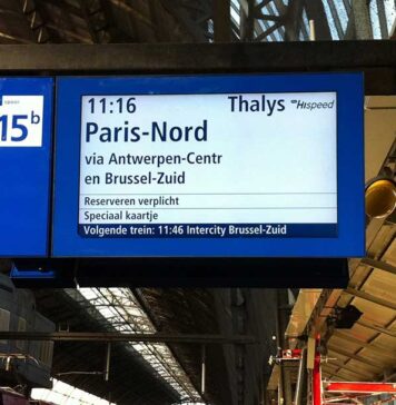 タリスでブリュッセルへ