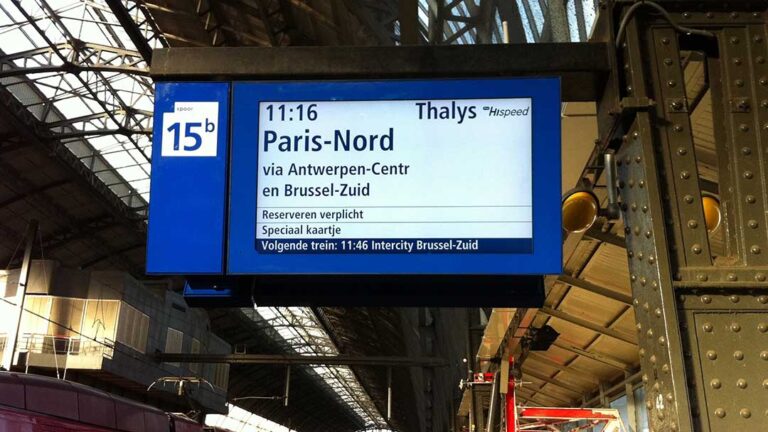 タリスでブリュッセルへ