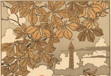 北斎へのオマージュ『エッフェル塔36景』