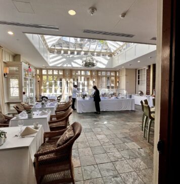 Harvard Faculty Clubでランチビュッフェ